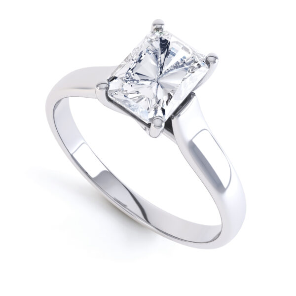 Beautiful Radiant Engagement Ring