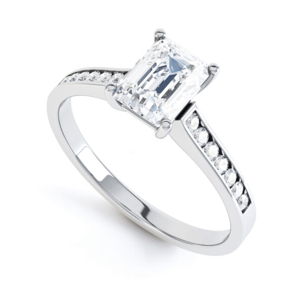 Beautiful Shoulders Set Engagement Ring