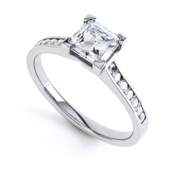 Beautiful Shoulders Set Engagement Ring
