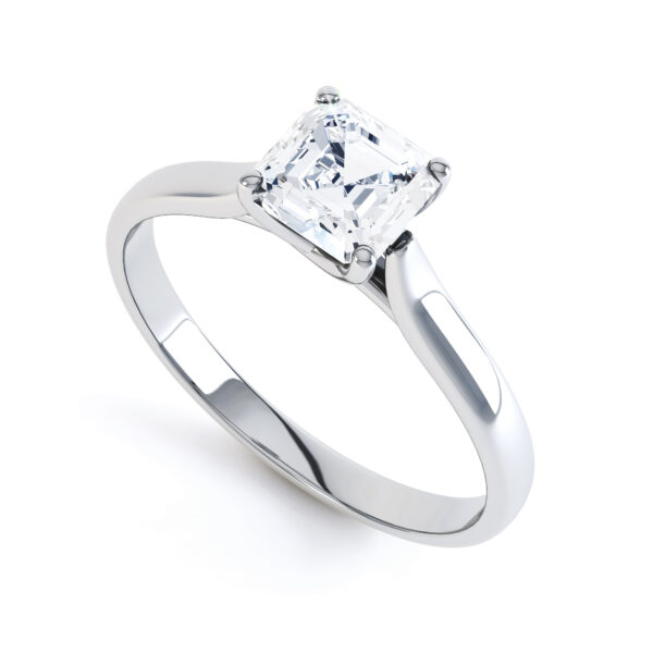 Beautiful Asscher Engagement Ring